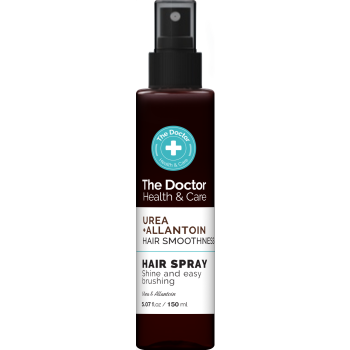 Spray para suavizar o cabelo com ureia + alantoína