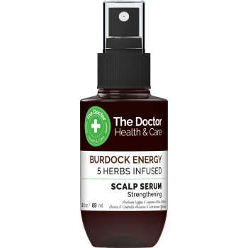 Sérum para o cabelo com infusão de bardana e 5 ervas