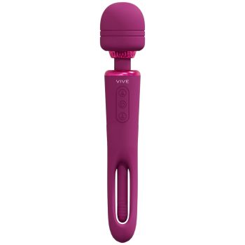 Vive By Shots Kiku Vibrador e Varinha de Dupla Ponta com Inovador Estimulador