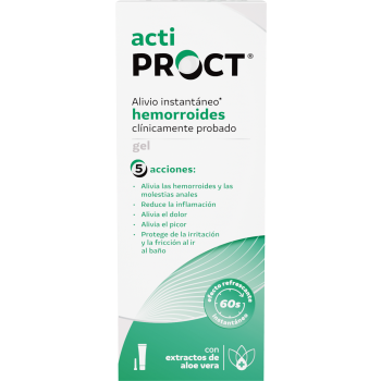 Gel Refrescante de Alívio Imediato para Hemorroidas