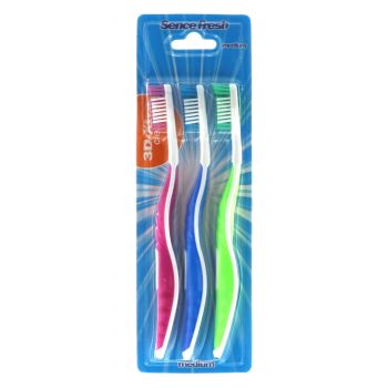 Pack de escovas de dentes médias Extra Clean &amp; Clear