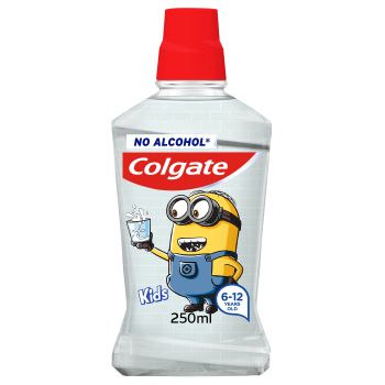 Enxaguatório bucal com Minions