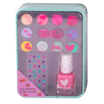 Coffret de Sombras de Olhos e Verniz para as Unhas
