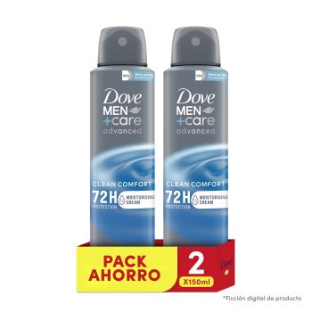 Dove Desodorizante Clean Comfort Men Care para homem