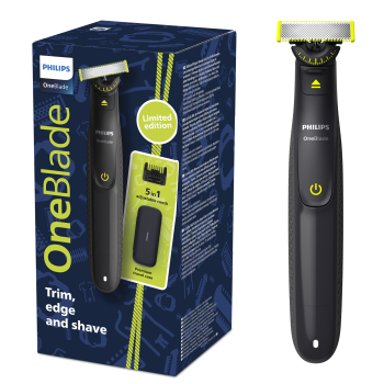 OneBlade 360 Black Edition Travel + Lâmina Máquina de Barbear OneBlade 360 Black Edition Travel + Lâmina Máquina de Barbear