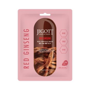 Máscara Facial de Ginseng Vermelho Real Ampoule Mask