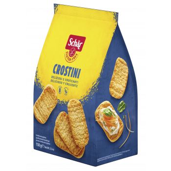 Pão torrado sem glúten da crostini