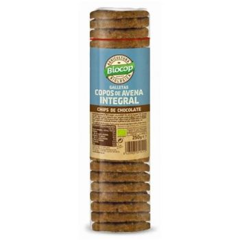 Bolachas de Flocos de Aveia Integral com Chocolate