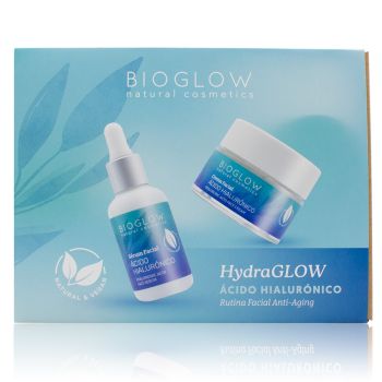 Pack de rotina facial com ácido hialurónico