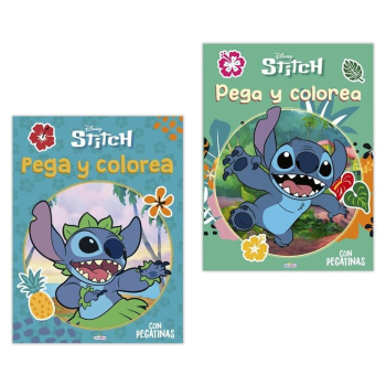 Livro de Colorir Lilo & Stitch PegaColor Com Autocolantes
