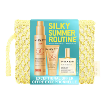 Pack Sun Rutina Sedosa Spray SPF50 + Crema SPF50 + Huile Oro + Neceser