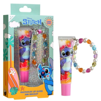 Stitch Brilho Labial + Pulseira