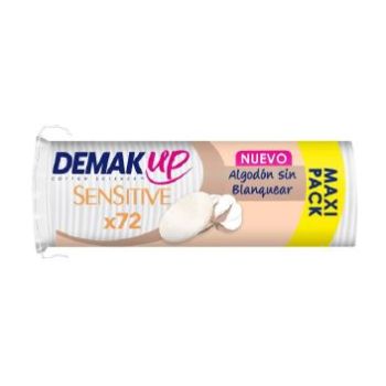 Discos desmaquilhantes redondos não branqueadores Demak'Up Sensitive