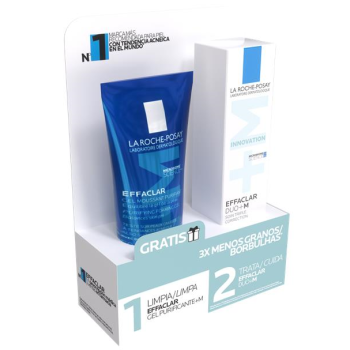 Coffret Effaclar Duo +M Tratamento Corretor Facial Antiacne + Effaclar Gel Mousse