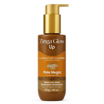 Zinga Glow Loção Iluminadora Pele Negra SPF15