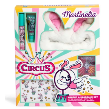 Conjunto de maquilhagem e bandolete para circo
