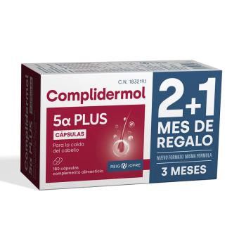 Complidermol 5 Alfa Plus Cápsulas Queda do Cabelo