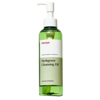 Óleo de cleansing verde