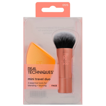Mini Travel Duo Pincel e Esponja de Maquilhagem