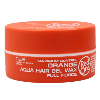 Cera de gel de cabelo aqua laranja