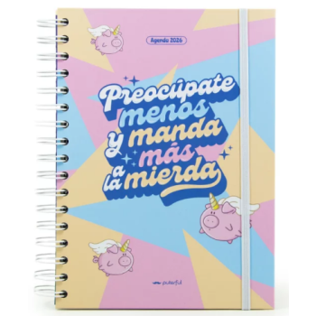 Agenda Anual 2026 Preocupar-se menos