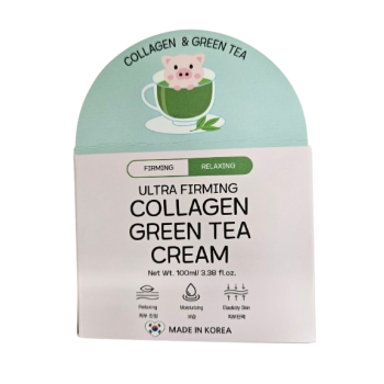 Creme de colágenio de chá verde