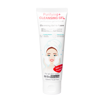 Gel de limpeza facial com espuma + purificador