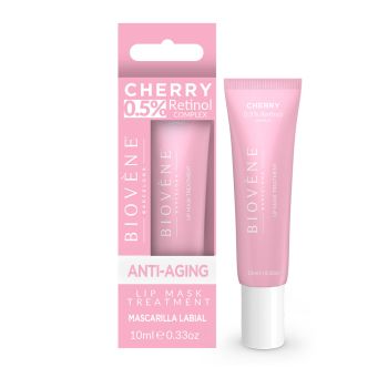 Máscara de Lábios de Cereja com Retinol 