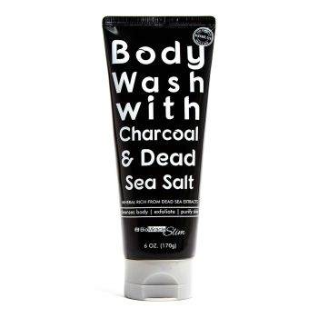 Gel de duche com carvão vegetal e sais do Mar Morto