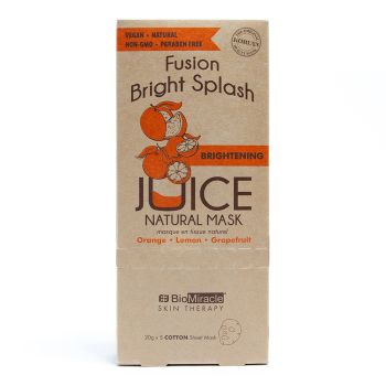 Fusion Bright Splash Máscara facial iluminadora de sumo de laranja