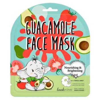 Máscara facial de guacamole
