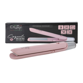 Plancha Cerámica Mini Usb Coquet