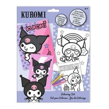 Conjunto para colorir Kuromi