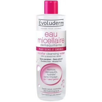 Água Micelar Desmaquilhante para Limpeza de Peles Secas