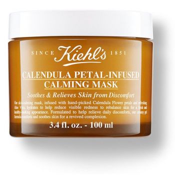 Máscara de pétalas de caléndula Máscara facial calmante