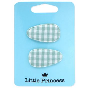  Pequena Princess Ranita com Padrão Xadrez Vichy 