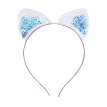  Pequena Princess Orelhas Glitter Gatos 