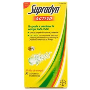Comprimidos efervescentes ativos Supradyn