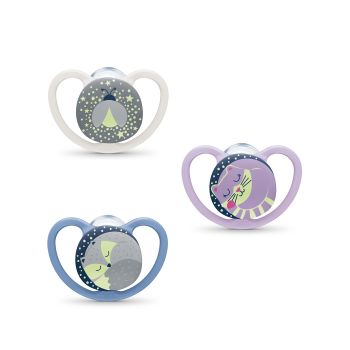 Chupeta Space Night Silicone