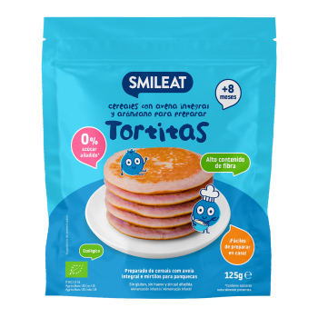 Mix Panquecas de Aveia Integral e Mirtilos