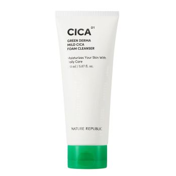 Green Derma Mild Cica  Espuma de limpeza 