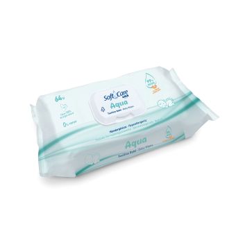 Toalhitas Húmidas Bebé Aqua Soft & Care