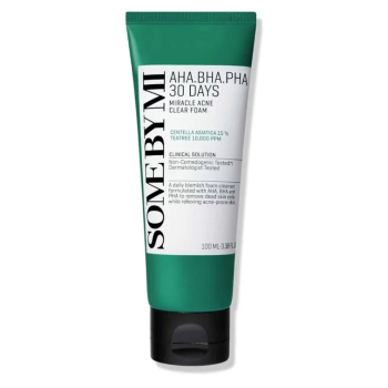 AHA BHA PHA 30 Days Miracle Acne Clear Foam Limpador Facial