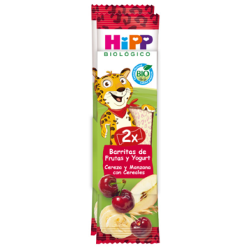 Barritas Yogur Cereza Manzana y Cereales Bio