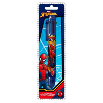 Spiderman Bolígrafo 6 Colores