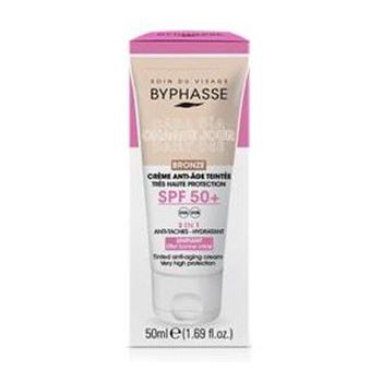 Creme Facial Anti-envelhecimento com Cor SPF50+