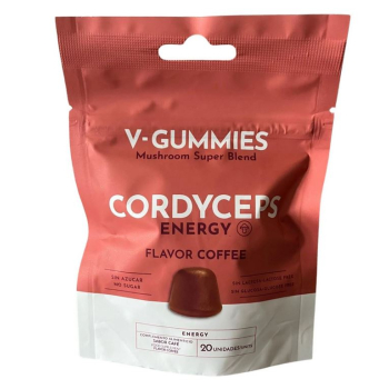 Gomas Energia Natural Cordyceps Sabor Café