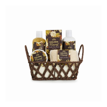 Conjunto de Banho Golden Floral Conjunto de Banho Golden Floral