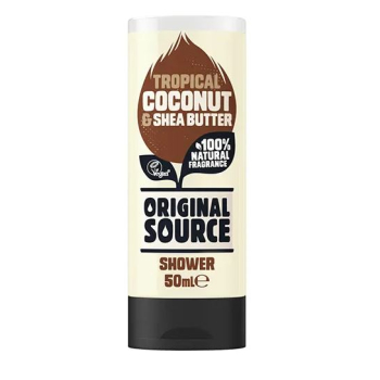 Gel de duche tropical de coco e manteiga de karité