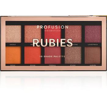 Rubies Paleta de Sombras 10 Tons